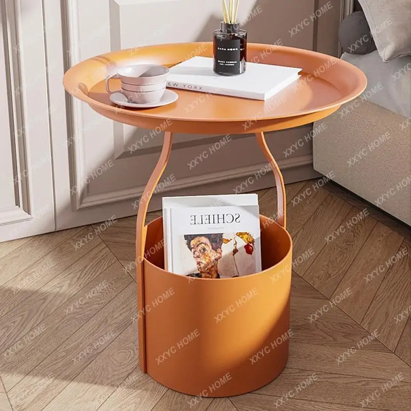 

Bedside Table Iron Small Table Bedside Affordable Luxury Style Small Coffee Table Sofa