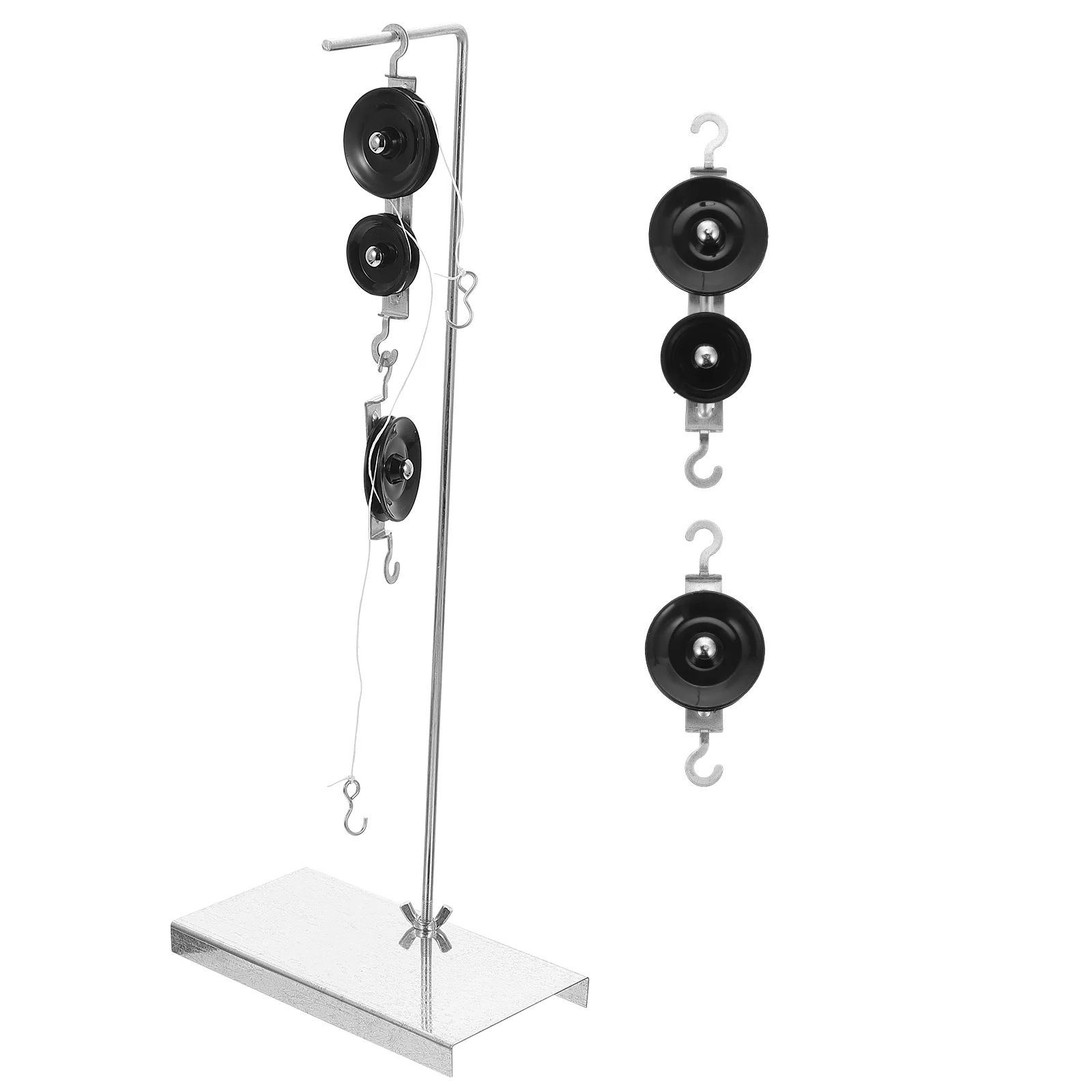 

Pulley Block Experimental Equipment Rope Blocks Laptop Stand Physics Mechanical