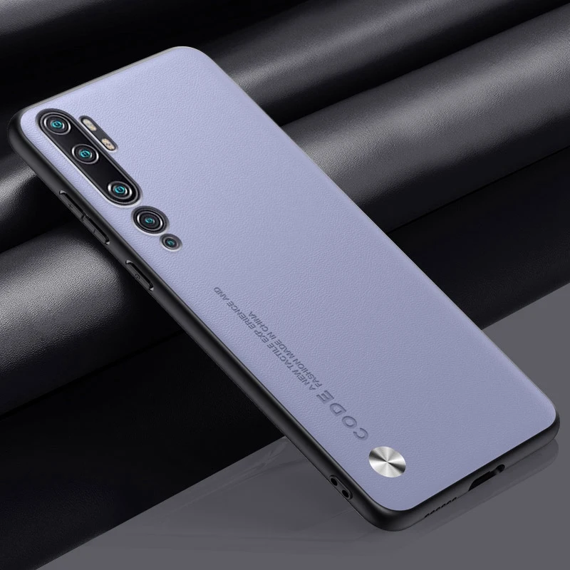 Luxury PU Leather Matte Silicone Phone Case - Premium Protection Back Cover