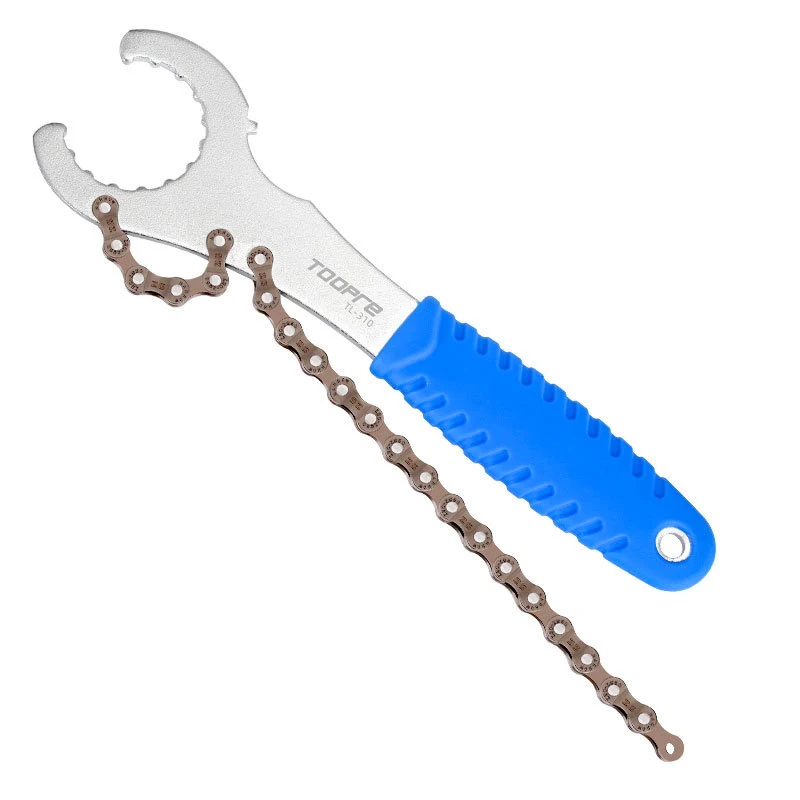 3 In 1 자전거 Freewheel 렌치 스프로킷 제거 체인 채찍 자전거 수리 도구 카세트 스프로킷 리무버 플라이휠 스패너