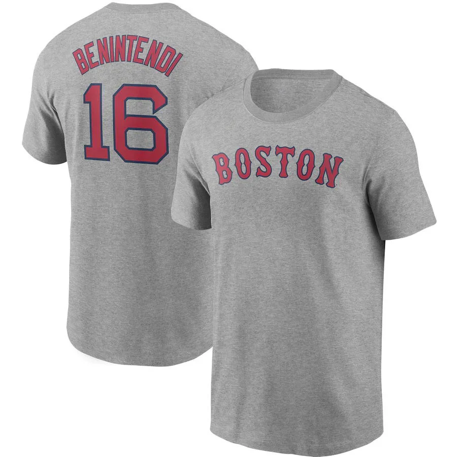 Summer HOT SALE Baseball Jersey Boston Red Sox Name and Number Pure Cotton Men's T-shirt Unisex Harajuku Y2K Men Clothing