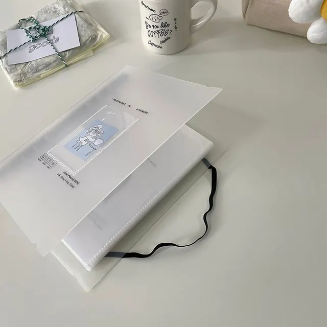 Classeur A5 en forme de cœur mat pour scrapbooking, rechargeable, 3 pouces, pour collection idole, pour filles 6