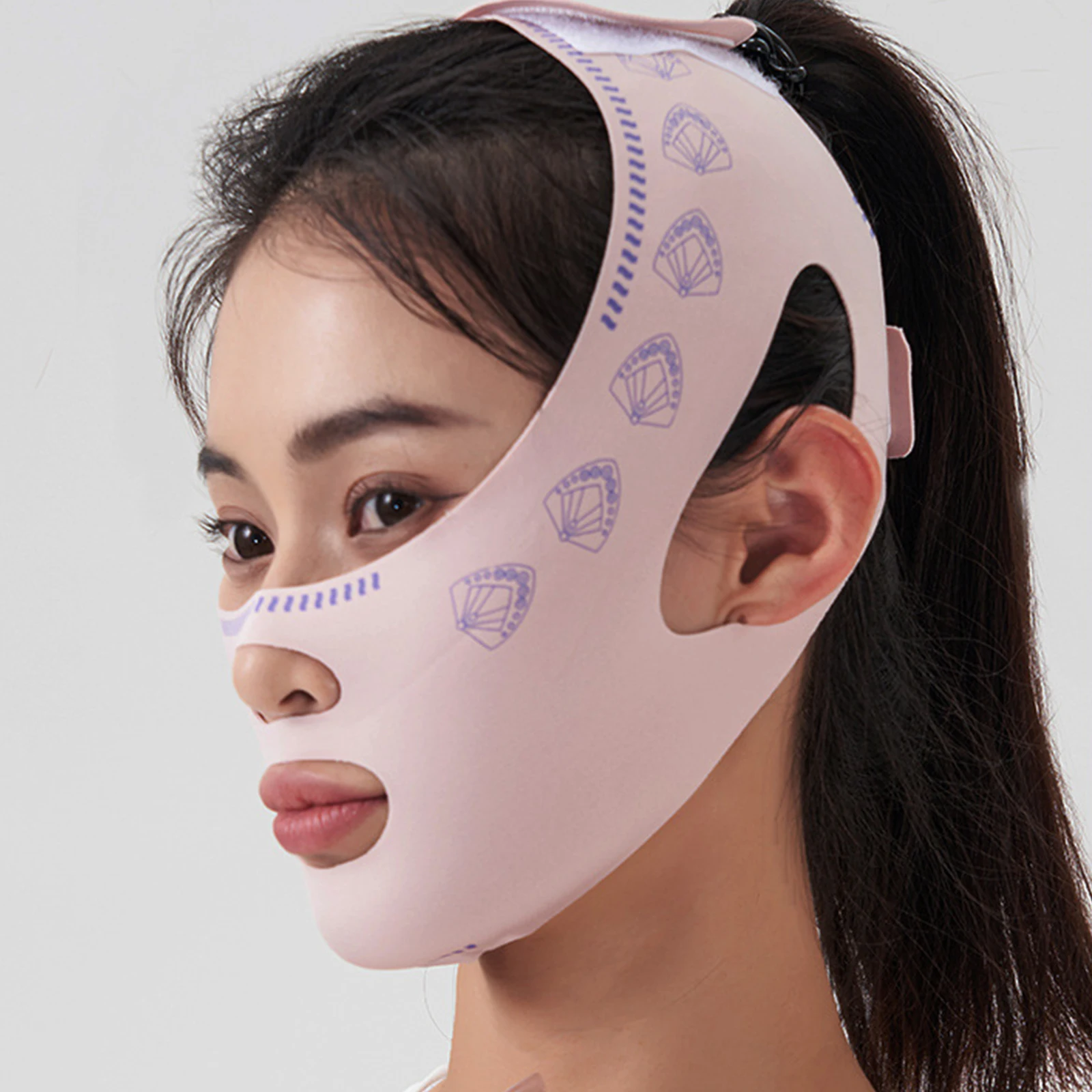 Respir-vel-V-Face-Band-Cheek-Lift-Up-Face-M-scara-Fina-Reduzir-o-queixo ...