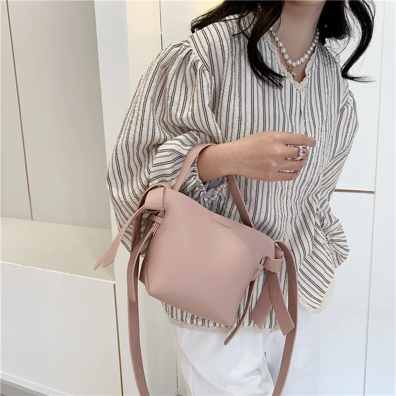 NEW Women Shoulder Bags Designer Handbags Tote Luxury Pu Leather Crossbody Bag Casual Simply Buckets Composite Purse