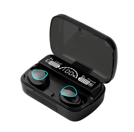 Wireless Earphones Bluetooth V5.0 TWS Wireless Headphones LED Display With Power Bank Headset With Microphone