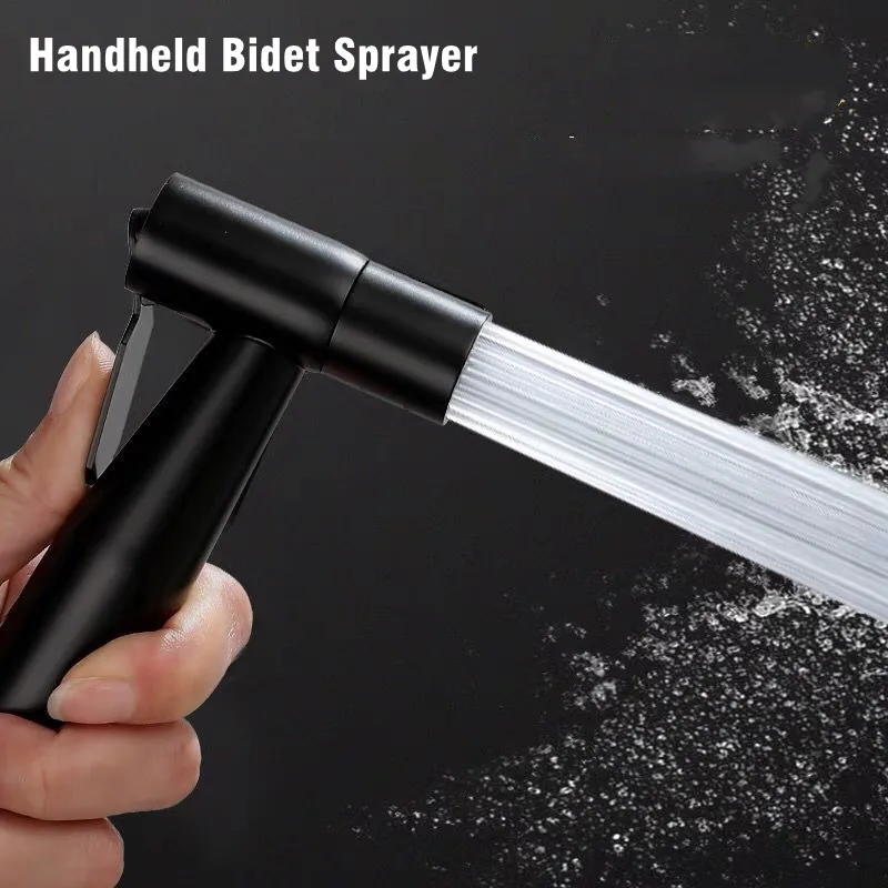 Toilet Sprayer Handheld Shower Head Faucet Bidet Spray Gun Stainless Steel Self Cleaning Bathroom Douche Fixture Accessories 6