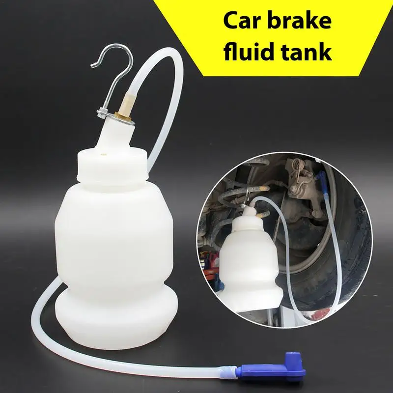 Brake Fluid Bleeder Bottle 1L Brake Fluid Bleeder Bottle Brake Fluid Bleeder Kit Auto Brake Fluid Extractor For Auto Car Truck