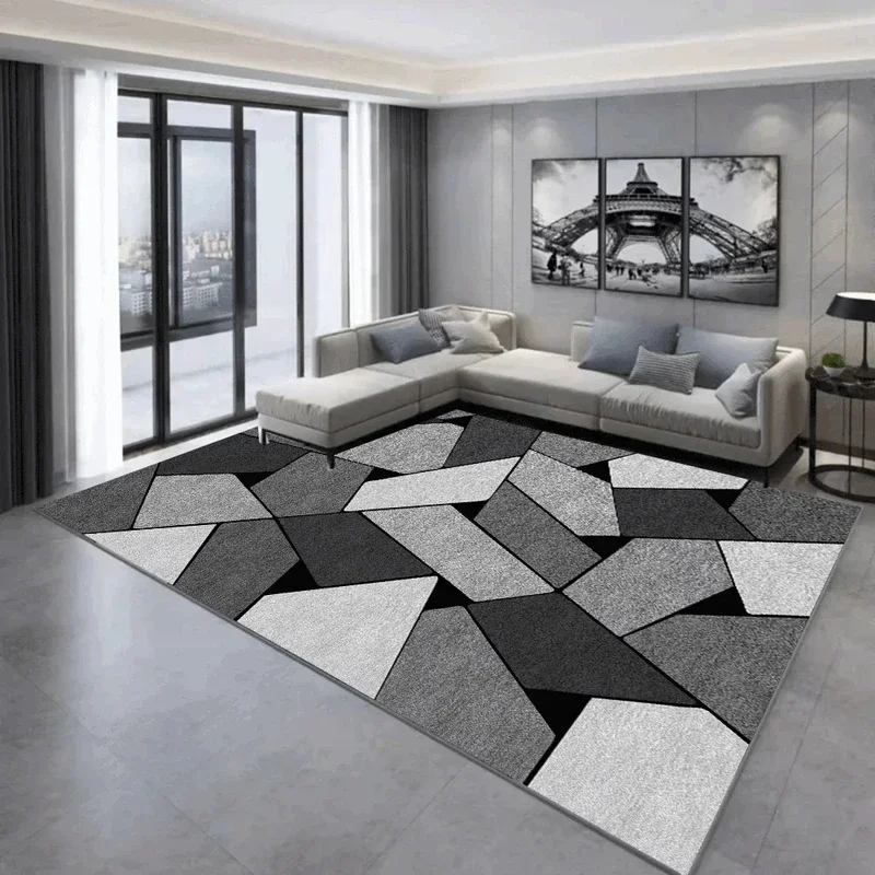 Scandinavian Geometric Washable Rug 6