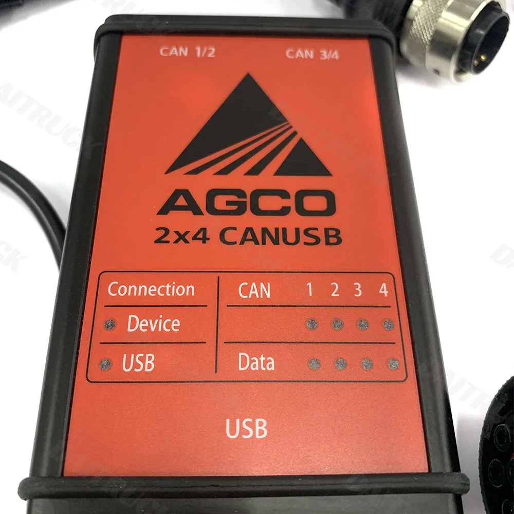 Agricultural Electronic Tractor For AGCO Diagnostic Tool Massey Ferguson FENDT Interface AGCO CANUSB EDT Diagnostic Scanner