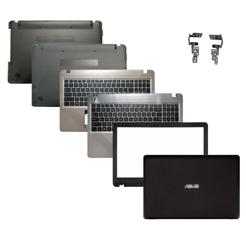 

Новинка, чехол для ноутбука ASUS X540U X540L A540U FL5700 VM520U R540U, задняя крышка ЖК-дисплея, передняя панель, петли, Упор для рук, нижний чехол A B C D, чехол