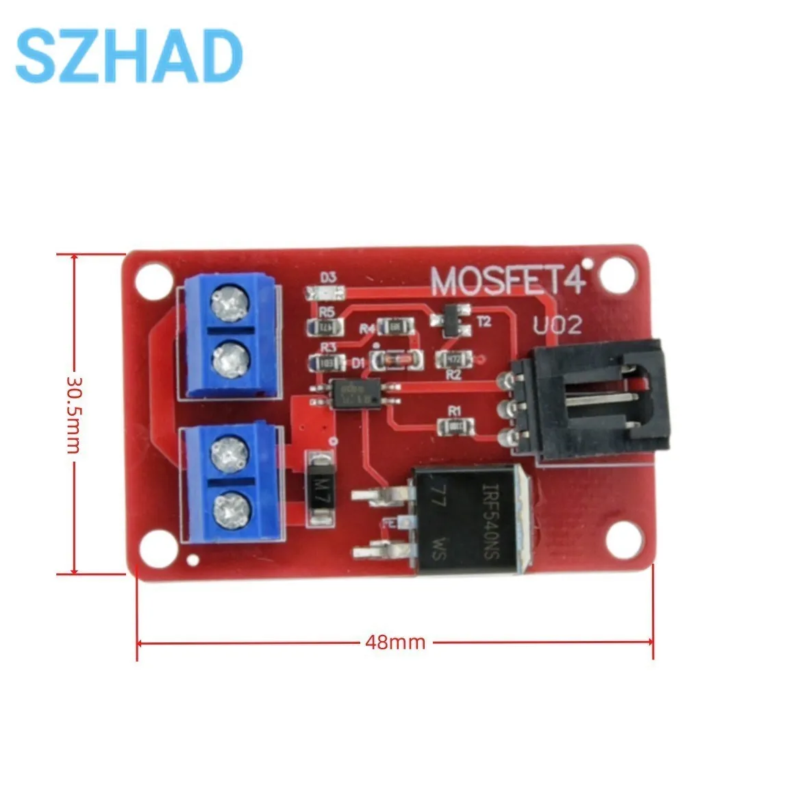 DollaTek 4 Canali 4 Route MOSFET Button IRF540 V2.0 Per Arduino