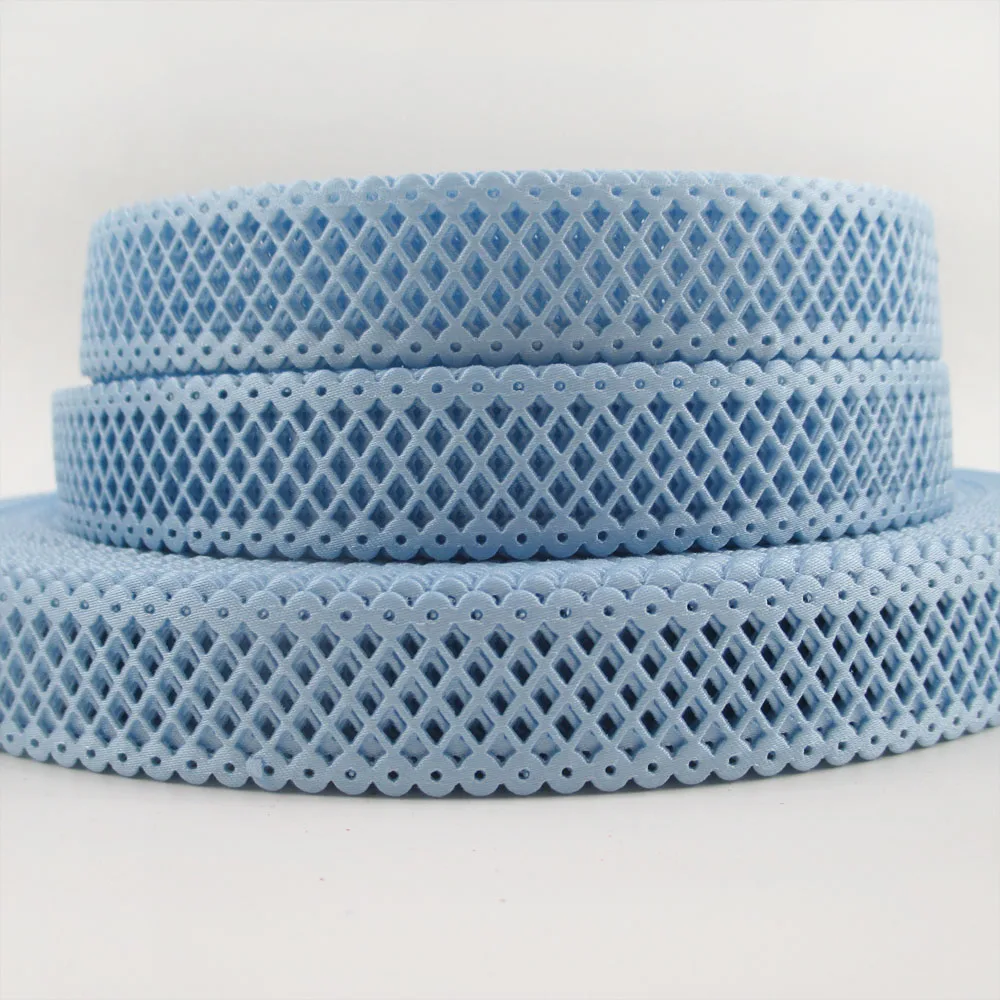20yards/lot 7/8" 22MM Plain Hollow Mesh Grid Lace Ribbon Tape DIY Handmade Materials Wedding Decoration Gift Wrap,20Yc19606