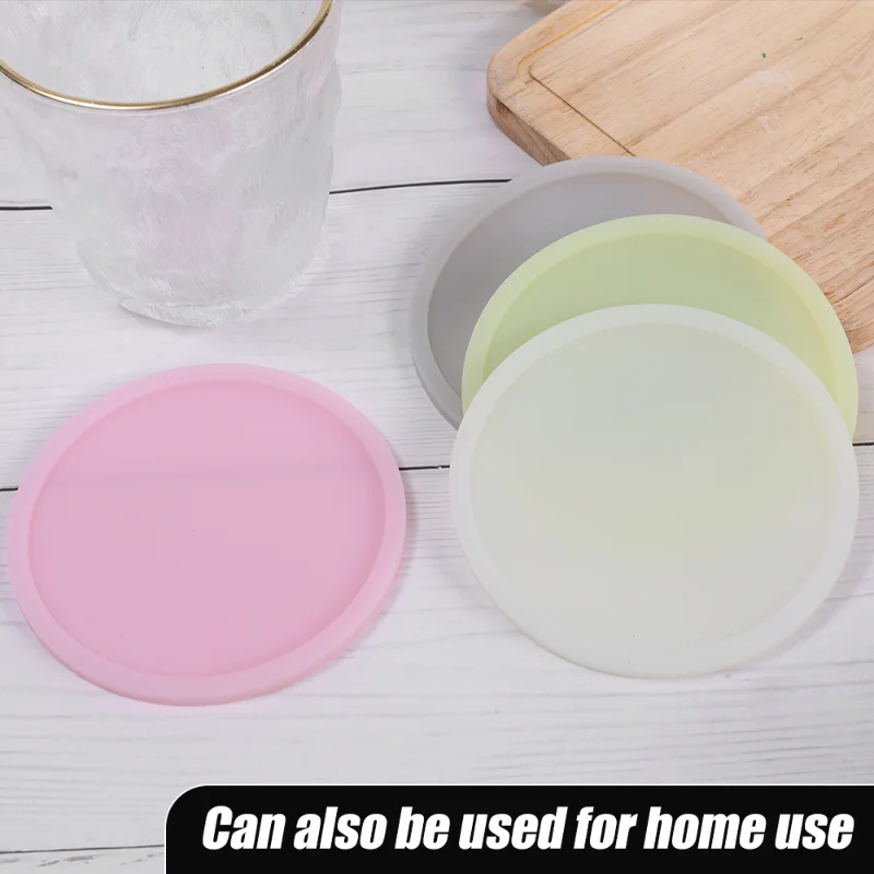 Car Cup Holder Coasters Round Glow-in-the-dark Silicone Anti Slide Interior Decoration