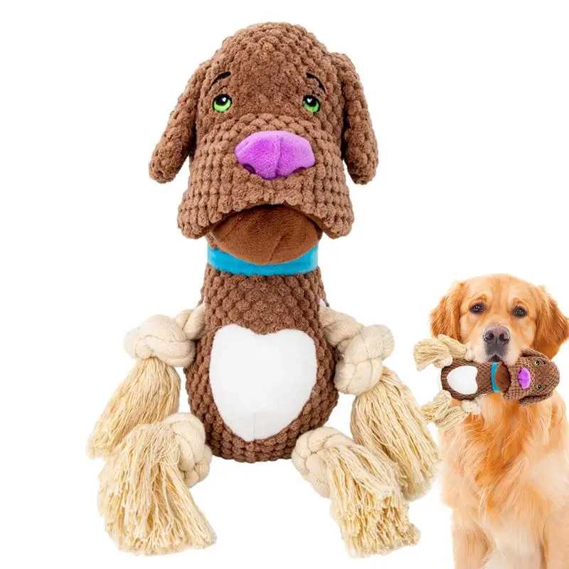 

Мягкие игрушки для собак, плюшевые мягкие жевательные игрушки для собак, аксессуары для щенков средних и больших собак для тренировок и