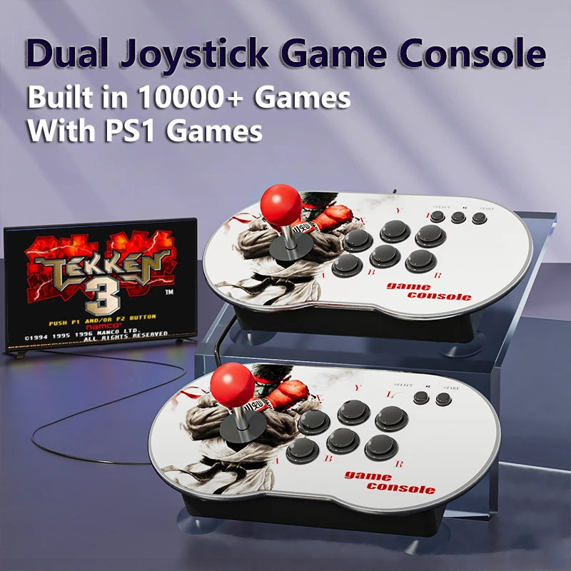 Video Game Consoles Dual Joystick Gameconsole 10000+ Classic Games