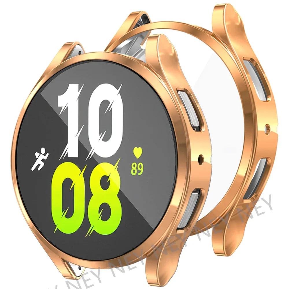 Premium TPU Protective Case with Full Cover Bumper and Screen Protector for Samsung Galaxy Smartwatches