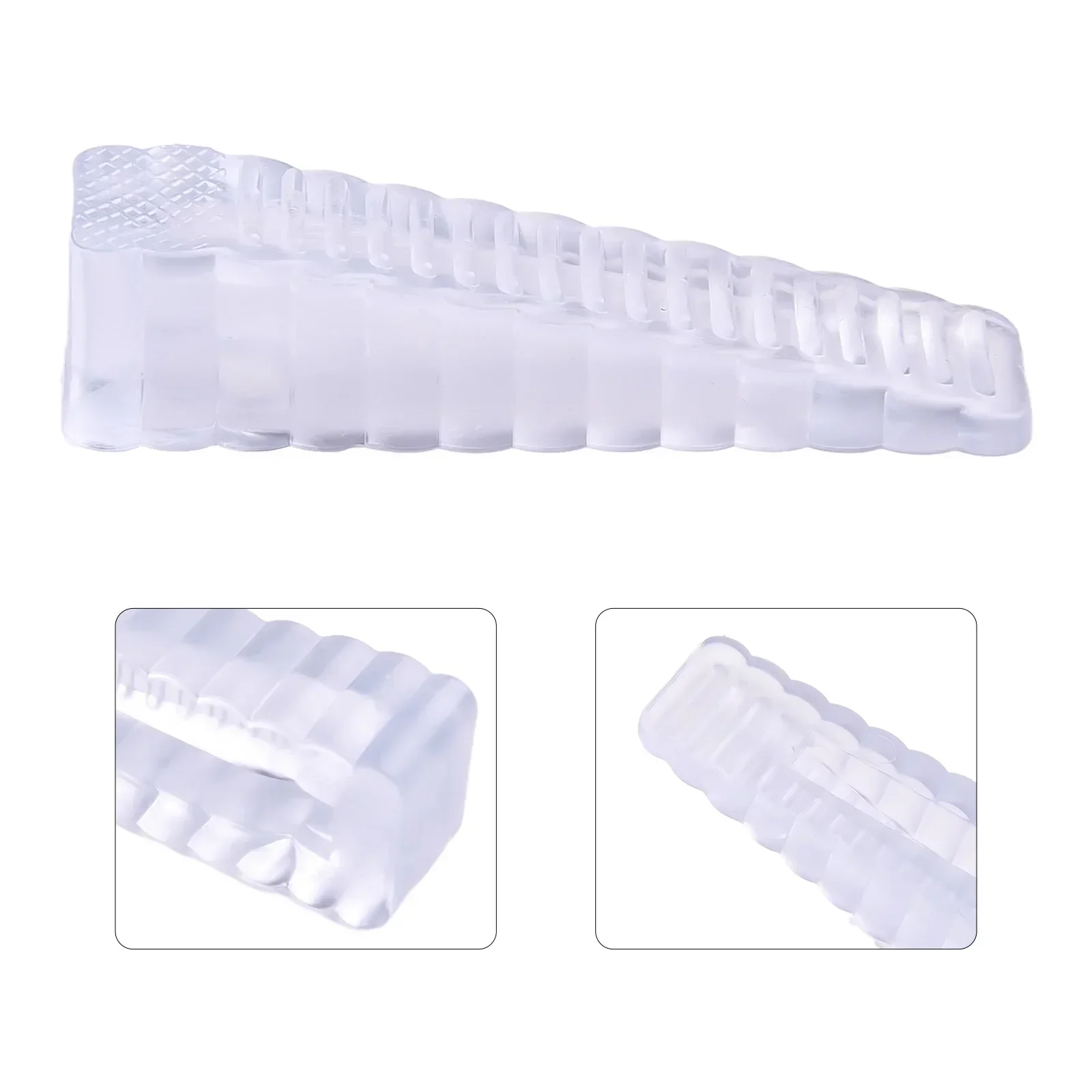 Silicone Door Stopper Door Stopper 1pc Safety Silicone Door Stop Stoppers Block Wedge Doorstops Home Office Rear Retainer Anti-collision Stop