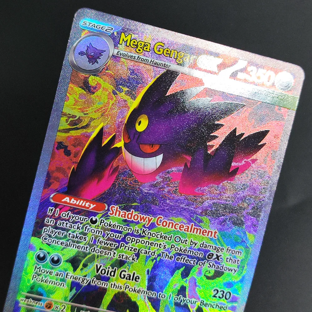DIY PKM-Karten Mega Gengar Ex Charizard Umbreon Greninja Mew Giratina Flash Englische Spielkarten – Detail 11