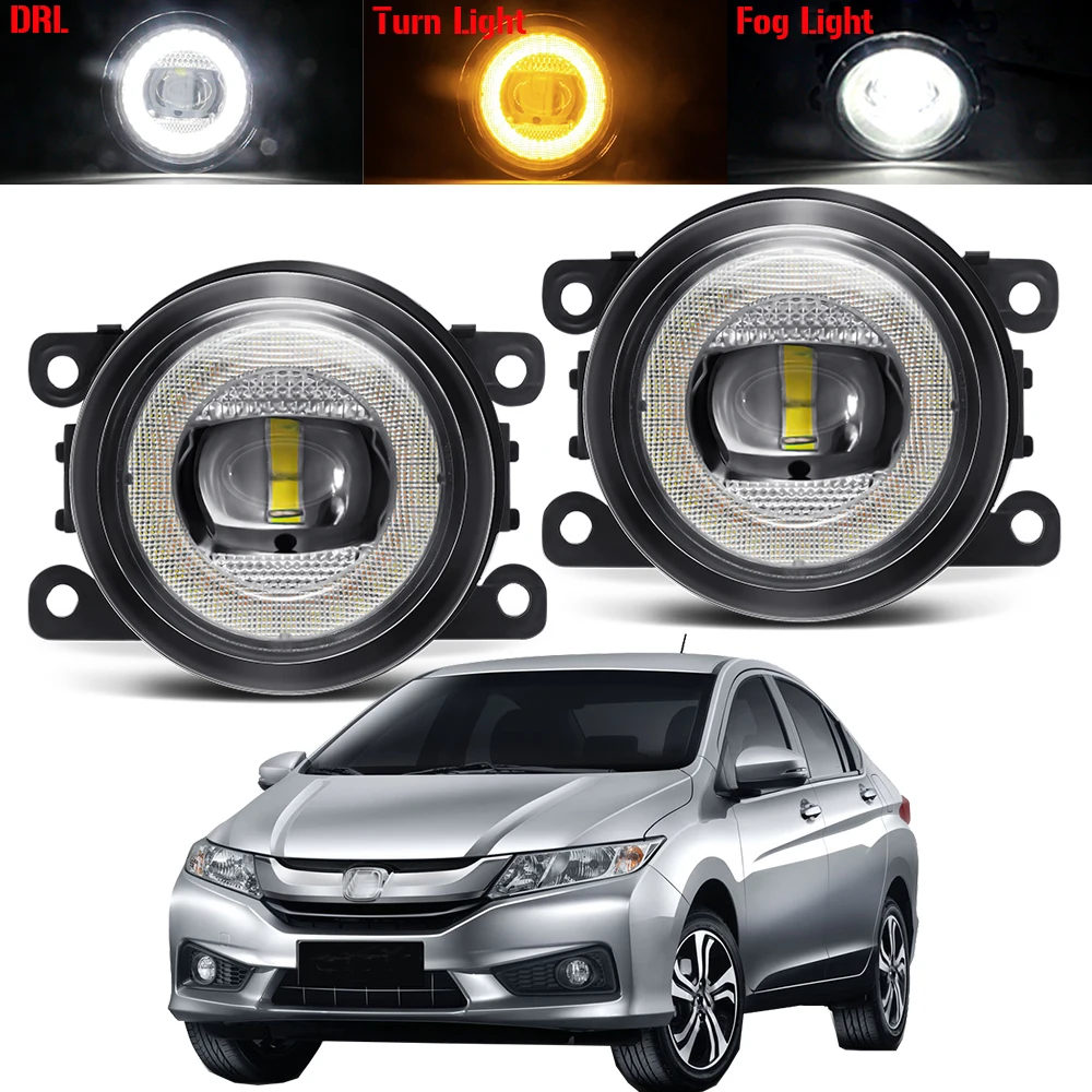 

Автомобильные противотуманные светильник в сборе для Honda Accord 2008-2015, светодиодсветодиодный фары «ангельские глазки», противотуманные Сигналы поворота, дневные ходовые огни, 8000 лм, 12 В, 2 шт., 30 Вт