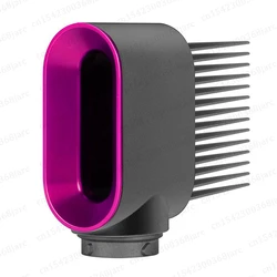 Hair Curler Nozzle and Multi-Styler Brush for Versatile Hair Styling (Comb Styling -Rose)