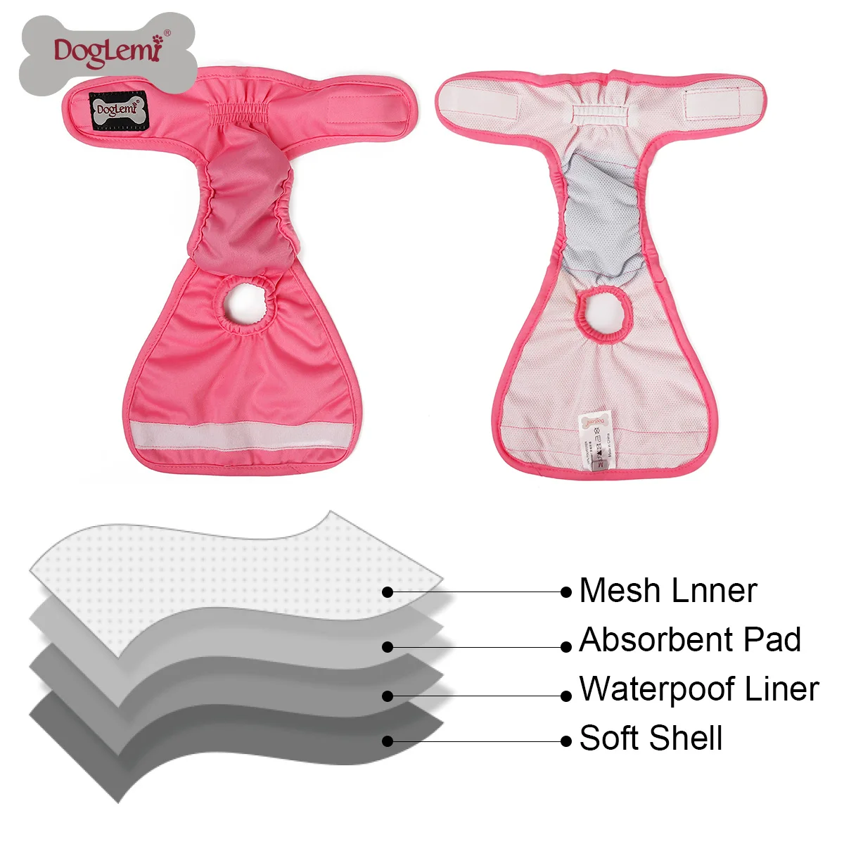 Dog Diapers Female Dog Shorts Puppy Physiological Pants Diaper Pet Underwear For Small Meidium Girl Dogs