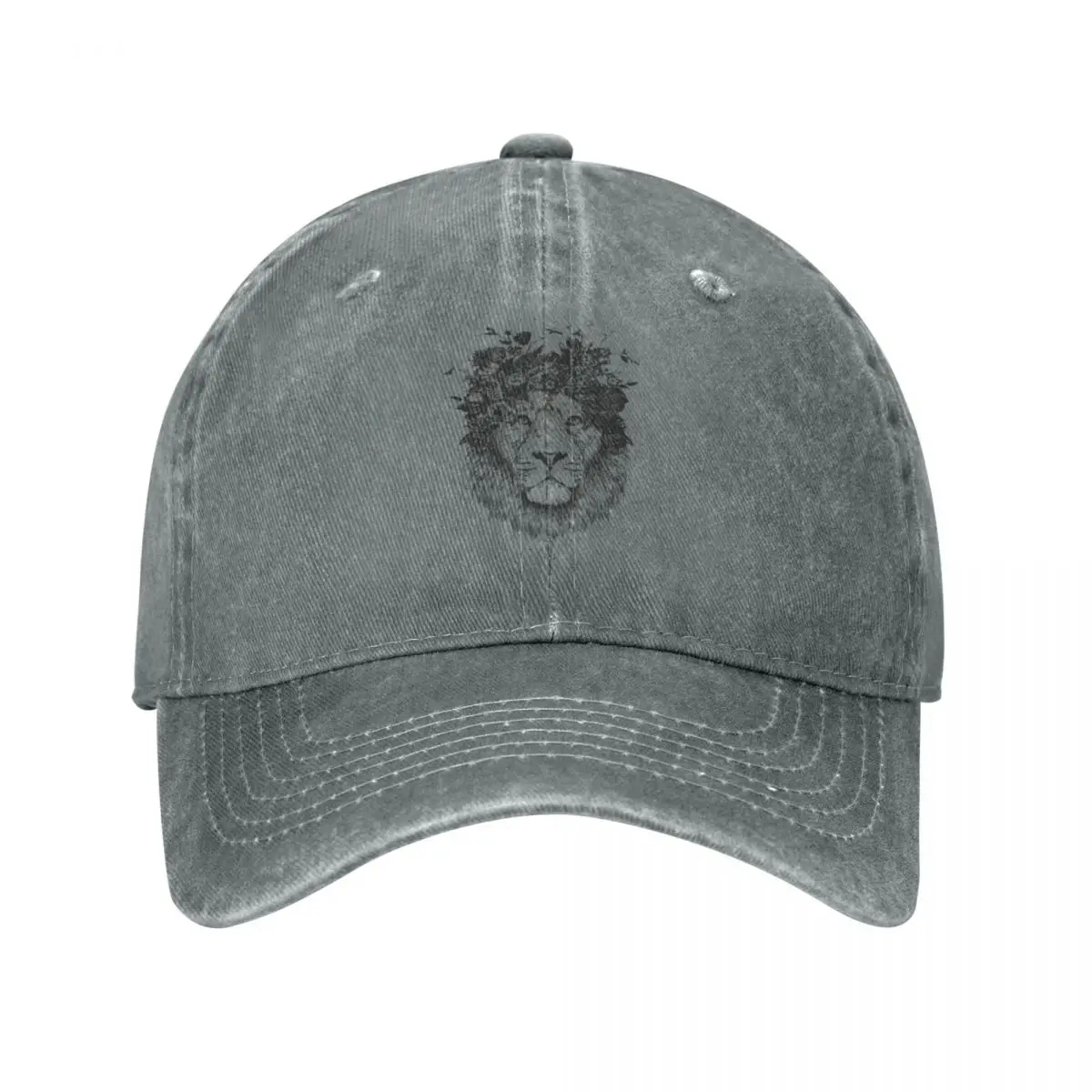 

Floral lion (bw) Cap Cowboy Hat winter hat Hat girl Men's
