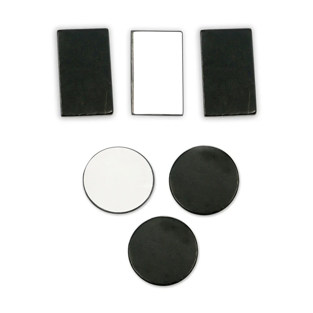 

Mineraali 25mm Square Round Black Shungite Phone Stickers Reiki Healing Crystals Shungite Protection Plate Stone Relieves Stress
