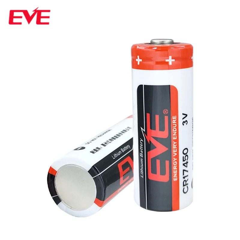 Original CR17450 3V primary lithium battery for smart water meter smoke sensor GPS locator PLC industrial control servo lithium battery