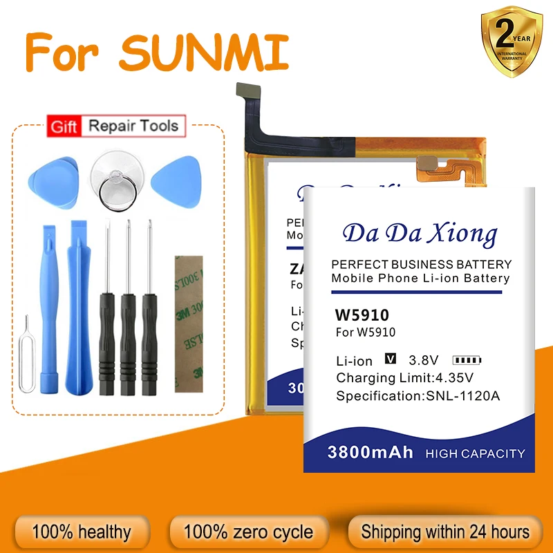 2023 Nuovo Qp1669 Zap1522 Qp1659 W5910 Sostituire La Batteria Per Veken Sunmi M1 V2 Pro Qp1659 Qp1669 Zap1522 W5910 Bateria Gift Tools