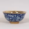 Jingdezhen Blue And White Gilded Ice Plum Patterned Small Bowl Retro Porcelain 1