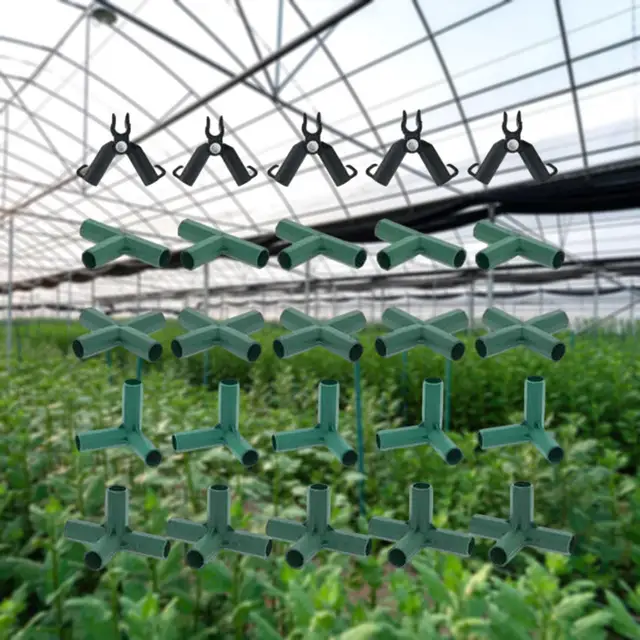 Conectores De Estaca De Jardín, 48 Piezas 4 Tipos De Marco De