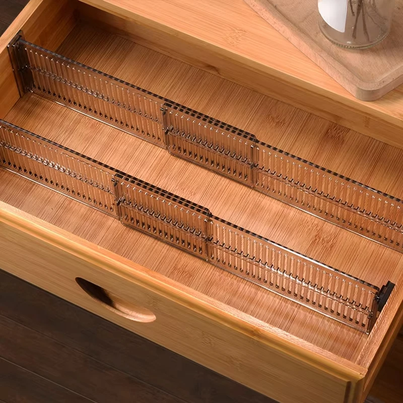 Drawer Organizers Adjustable Clapboard Drawer Divider Partition DIY Durable Storage Organiser Wardrobe Closet Punch-free Separator