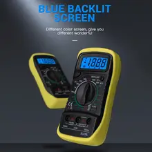 

Multimeter Digital Adjustable LCD Voltmeter Handheld Portable Diode Multimeter with Backlight