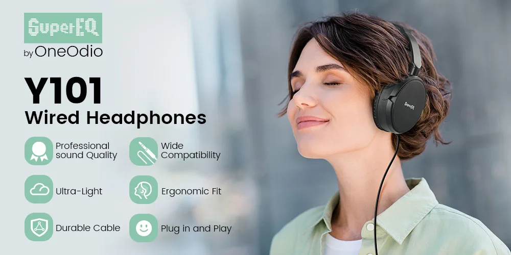 Oneodio SuperEQ Y101 Wired Headphones thumbnail 7