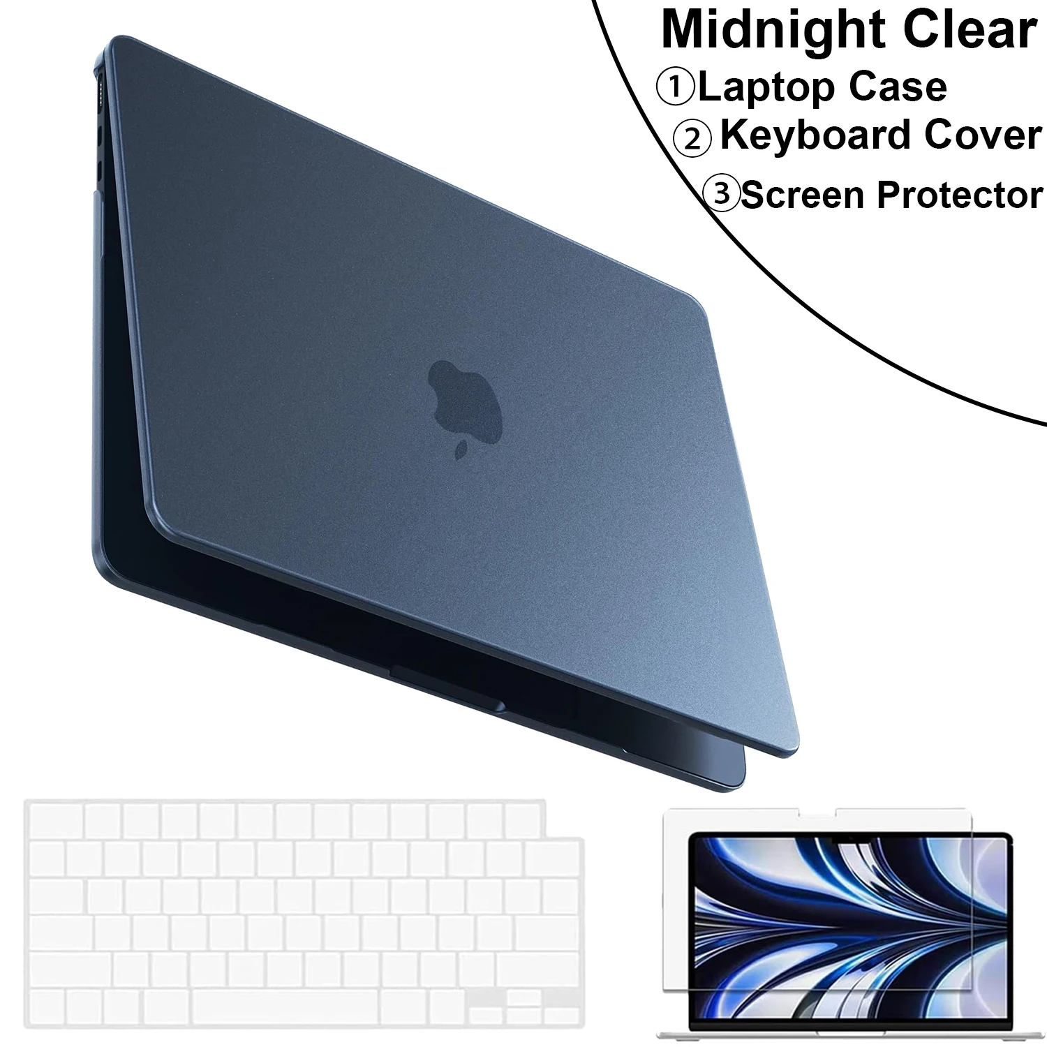 Sleek Matte Laptop Case for MacBook Air 13.6-inch