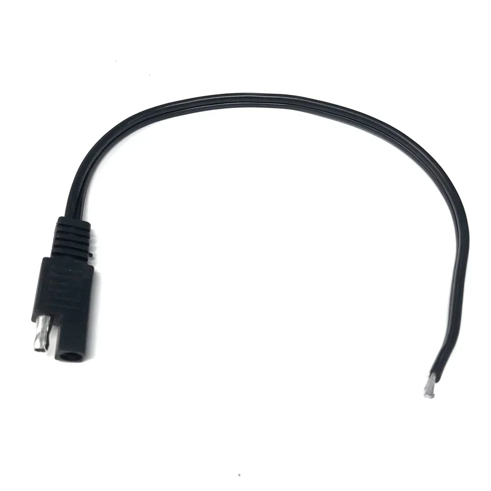 5PCS 30CM DIY SAE Power Automotive Extension Cable 18AWG 2 Pin with SAE Connector Cable Quick Disconnect