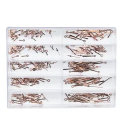 Luminous Gold and Silver Watch Hands for Precision Timekeeping (Rose Gold)