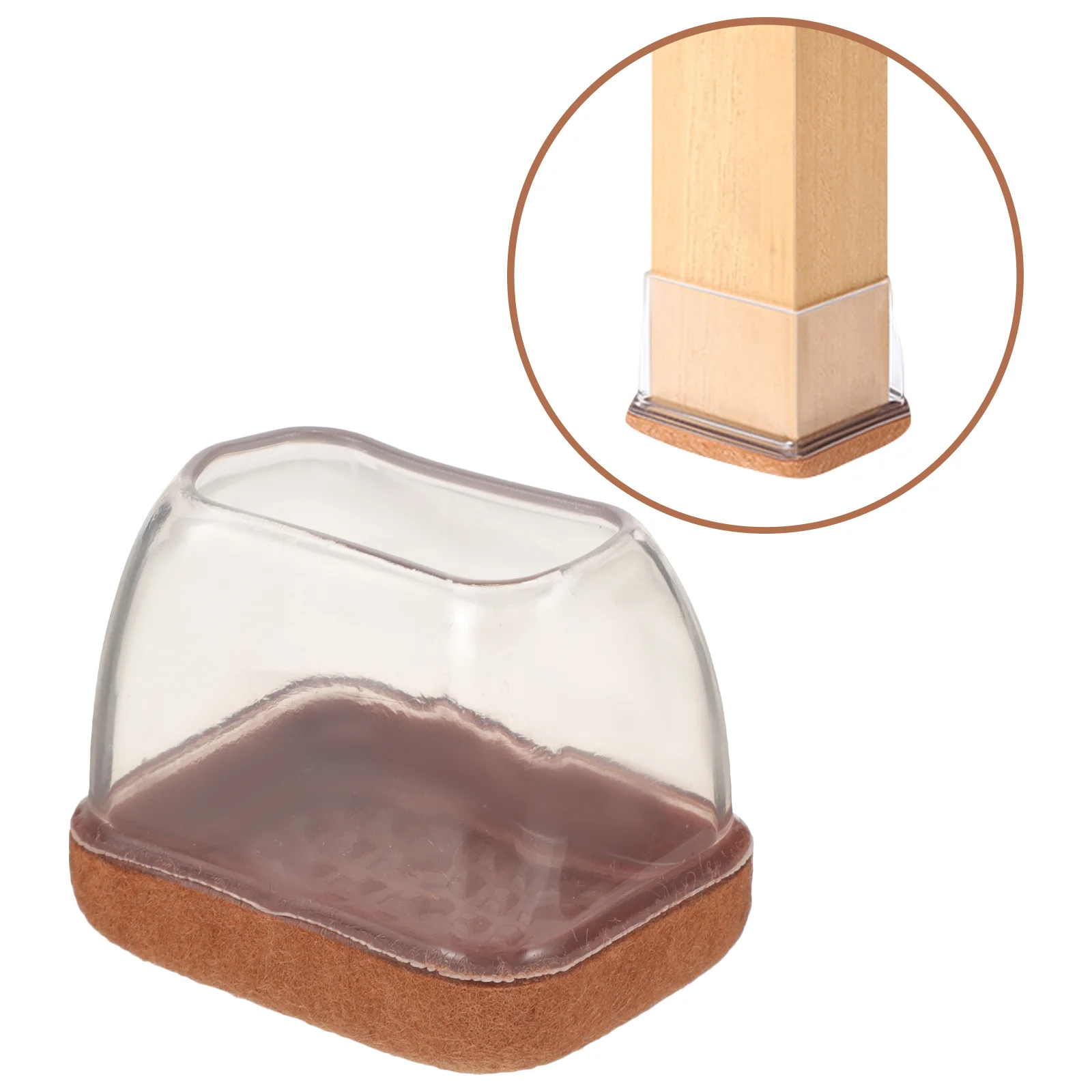 

8pcs Chair Caster Cups Furniture Protectors Desk Feet Pads Chair Pads for Sofa Table