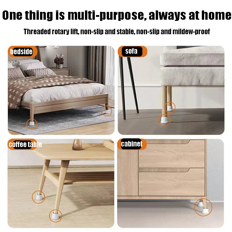 Adjustable Threaded Bed Frame Anti-Shake Tool for Bed, Headboard Stoppers, Bedside Headboards Prevent loosening Anti-Shake Fixer bed frame hardware