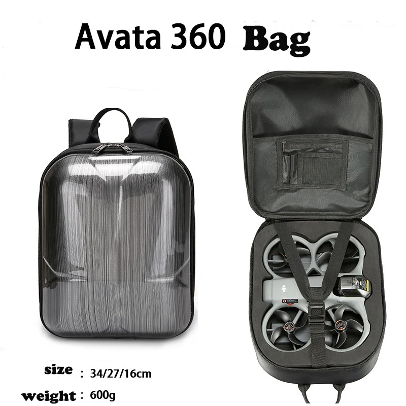 DJI Avata 360 드론 보관 가방 배낭 하드 쉘 충돌 방지 방수 드론 액세서리 Avata360 핸드백 숄더백
