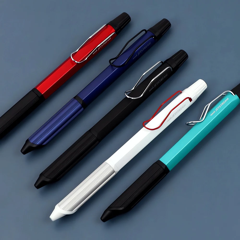 일본 UNI JETSTREAM 삼색 볼펜, SXE3-2503 0.28mm, 사무실 액세서리, 학생용품, 학교 문구 젤 펜
