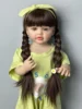 Realistic 55 CM 22 Inch Reborn Baby Lifelike Stand Girl Doll Full Soft Silicone Body Princess Toddler Bebe Birthday Gift 3