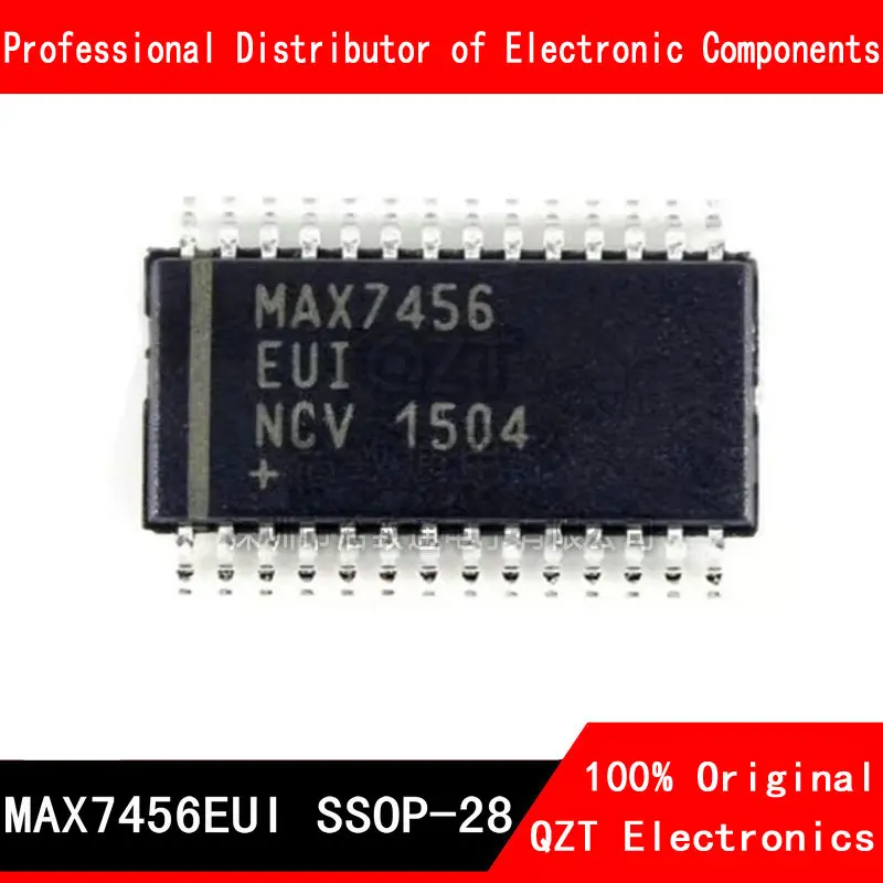 10pcs/lot MAX7456EUI+T SSOP MAX7456 MAX7456EUI SSOP-28 new original In Stock new original 10pcs lots oz9928sn oz9928 ssop 30 ic in stock