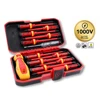 Electrician Repair Tools Kit 13pcs 1000V Changeable Insulated Screwdrivers Set with Magnetic Slotted Phillips Pozidriv Torx Bits 1
