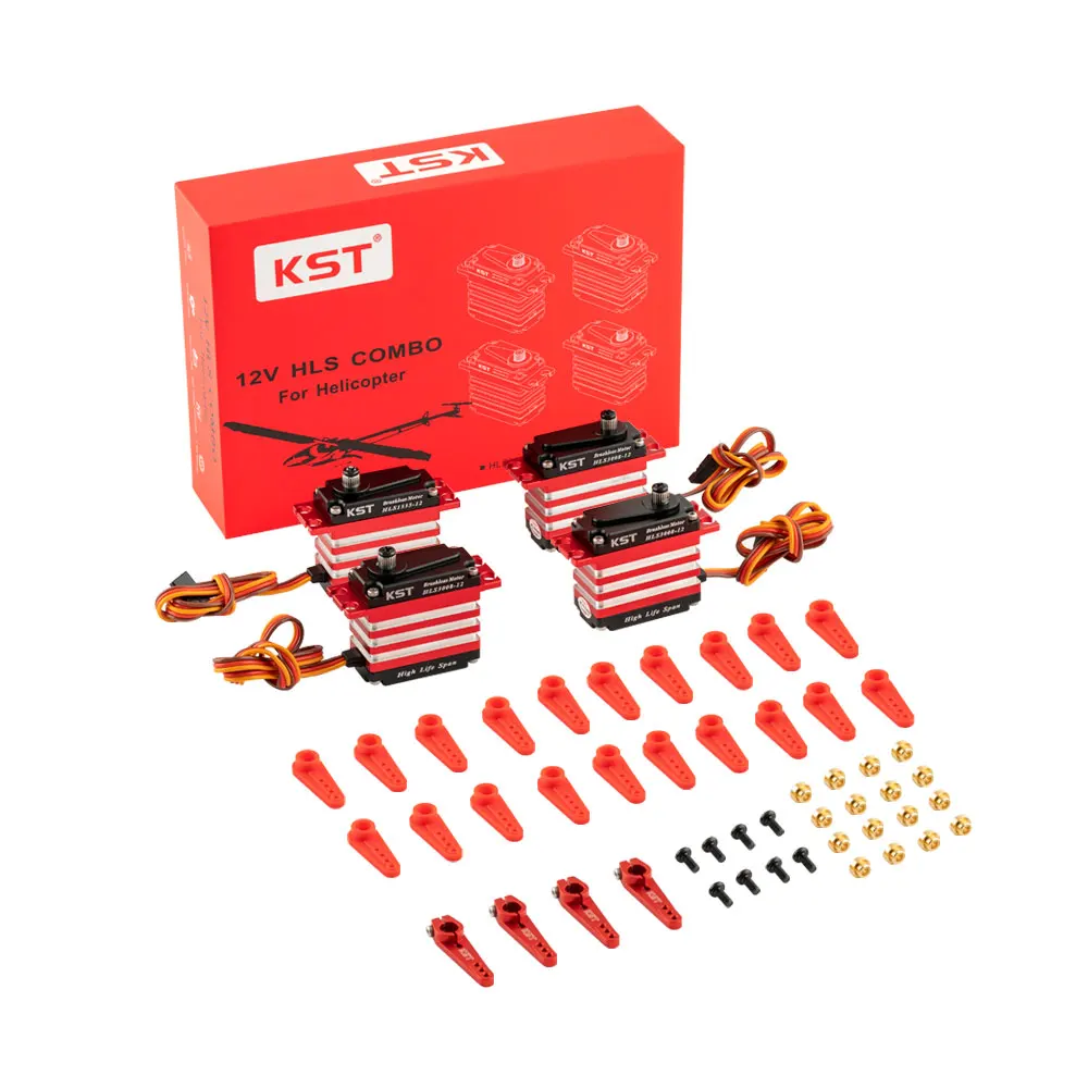 

KST HLS 12v безщеточная фотосессия 3PCS Φ 1PC 12V HLS combo для вертолета