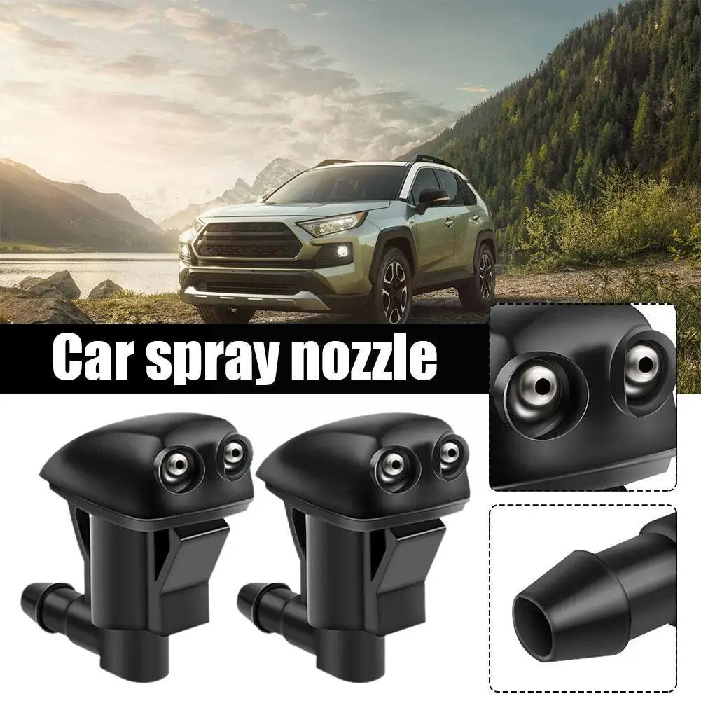 

Car Universal Front Windshield Washer Wiper Nozzle Jet Sprayer Sprinkler Water Spout Outlet Adjustment For Toyota Mazda F6J8