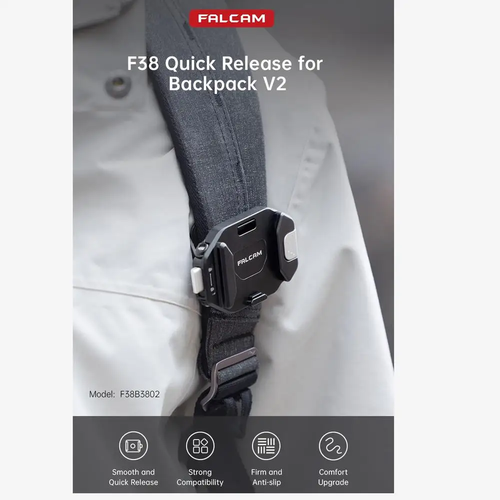 FALCAM F38B3802 F38 Quick Release for Backpack V2
