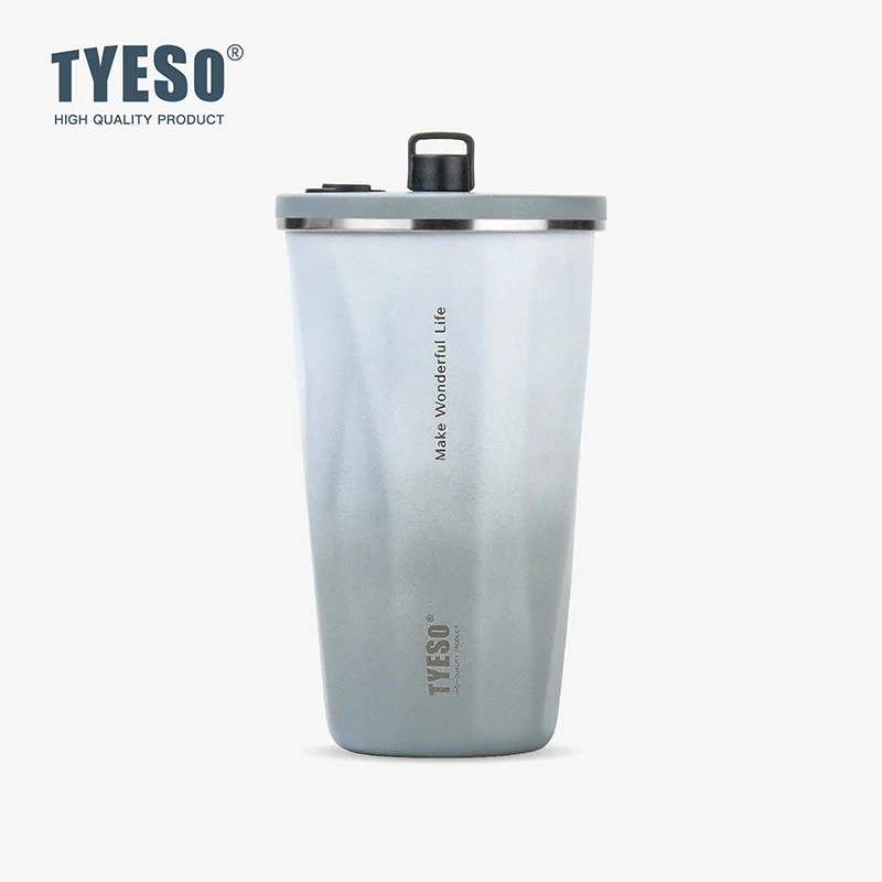 

TYESO TS-8848B 600 мл, вакуумная Изолированная бутылка с трубочкой для сохранения холодного и горячего воздуха