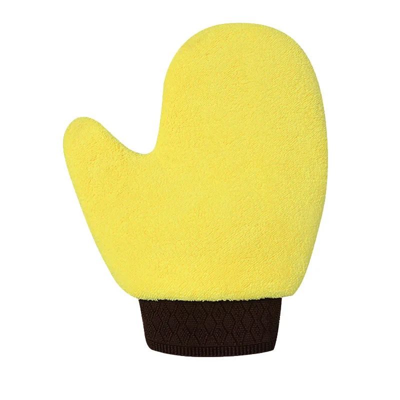 2pc Car Wash Mitt Coral Fleece Machine Washable