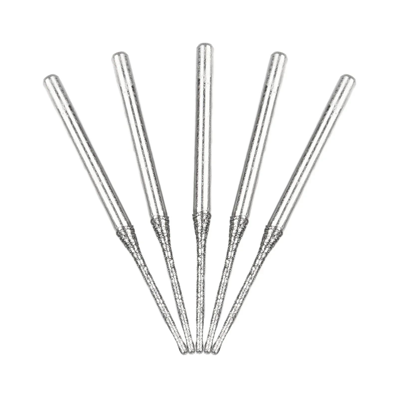 30 Stuks Diamant Boorkoppen Set, 1/2/2,5mm 150 Korrel Diamant Punt